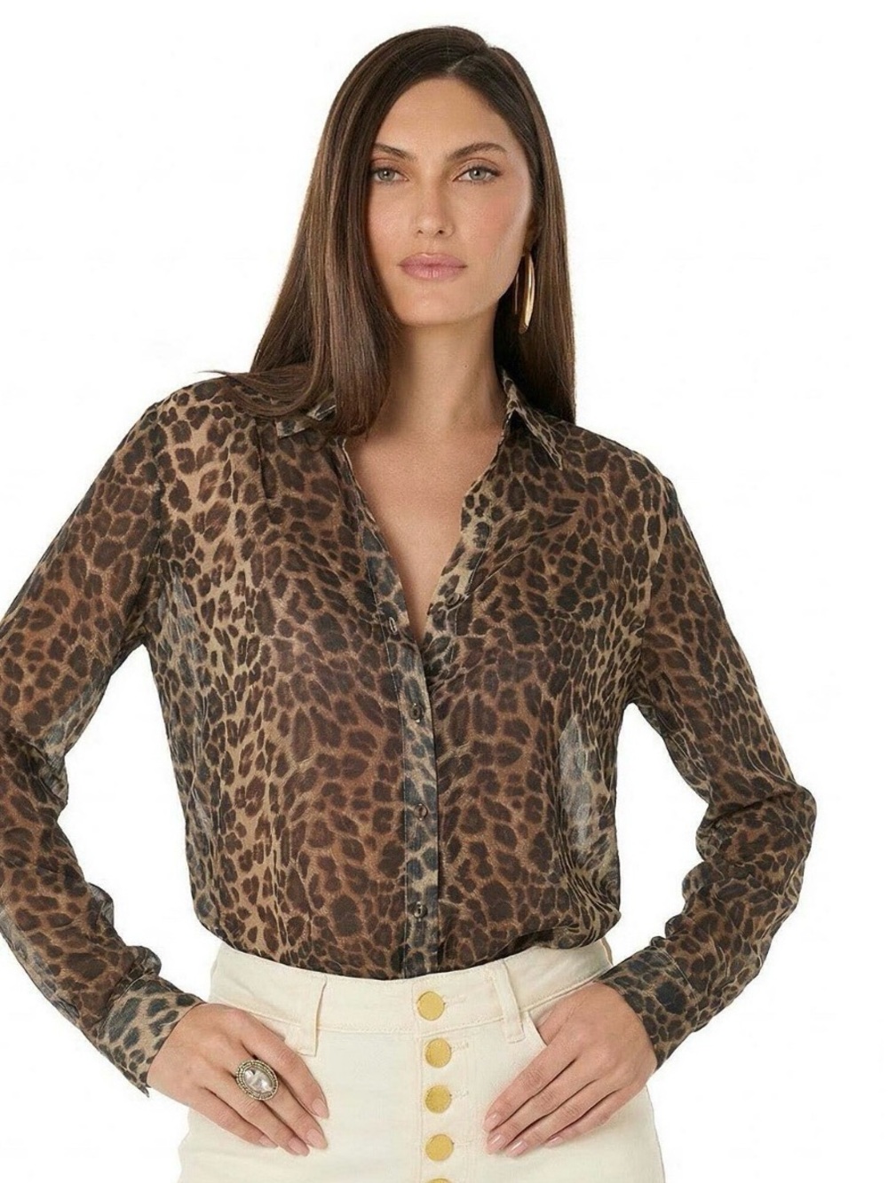 NOLI Ana button up - leopard print